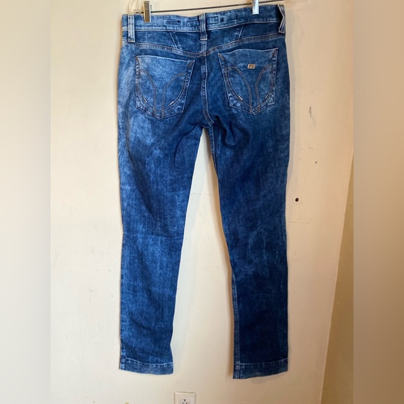 Vintage Miss Sixty Y2K NICLA Skinny Blue Denim Jeans.  Size 29 - Picture 5 of 13